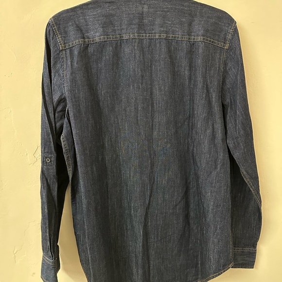 Lauren Ralph Lauren Blue Denim Button-Up Shirt - Picture 7 of 7